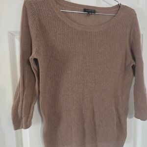 The Limited Women's Brown Crew Neck Sweater